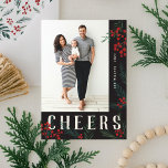 Cartes Pour Fêtes Annuelles Botaniques typographiques Salaires photo<br><div class="desc">Entièrement personnalisable de toutes les manières possibles, cette nouvelle collection de cartes de vacances présente nos baies d'hiver peintes à la main et des oeuvres d'art sur le feuillage. Des salutations modernes audacieuses entrelacées entre les oeuvres d'art font une déclaration typographique fantaisiste qui se démarque. Cette collection comprend plusieurs options...</div>