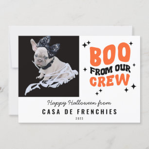 Cartes Pour Fêtes Annuelles Botte de l'équipage Retro moderne Halloween phot