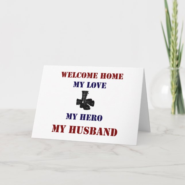 Cartes Pour Fêtes Annuelles Bottes bienvenues de maison (Devant)