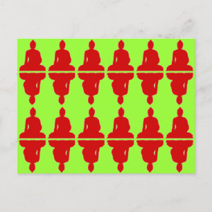 Cartes Pour Fêtes Annuelles Bouddha de Noël
