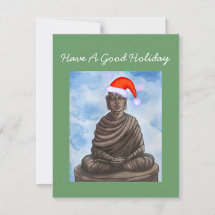 Cartes Pour Fêtes Annuelles Bouddha de Noël !
