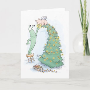 Cartes Pour Fêtes Annuelles boue et pigangeau