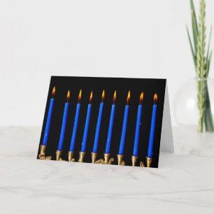 Cartes Pour Fêtes Annuelles Bougies de Hanoukka Chanukah Hanukah Hannukah