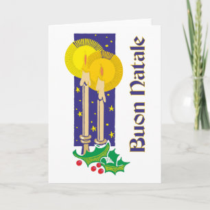 Cartes Pour Fêtes Annuelles Bougies Kerzen Buon Natale