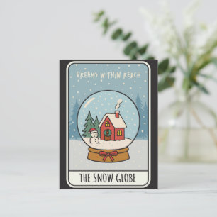 Cartes Pour Fêtes Annuelles Boule à neige Noël Rêves à portée de main