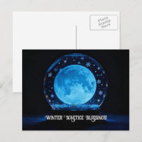 Boule de cristal mystique de pleine lune au solsti