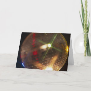 Cartes Pour Fêtes Annuelles boule de disco