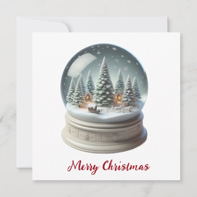 Cartes Pour Fêtes Annuelles Boule de Noël  (Devant)