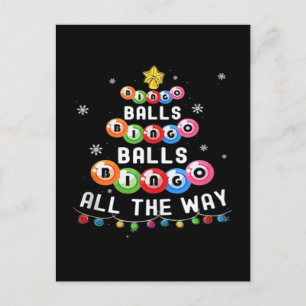 Cartes Pour Fêtes Annuelles Boules de Bingo Bingo tout le long 