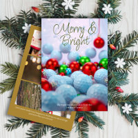 Boules de golf et ornements brillants ・ Trois Phot