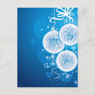 Cartes Pour Fêtes Annuelles Boules de Noël