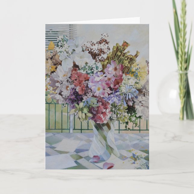 Cartes Pour Fêtes Annuelles Bouquet (Devant)