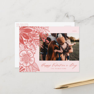 Cartes Pour Fêtes Annuelles Bouquet de la fête des Valentines de l'Aquarelle r
