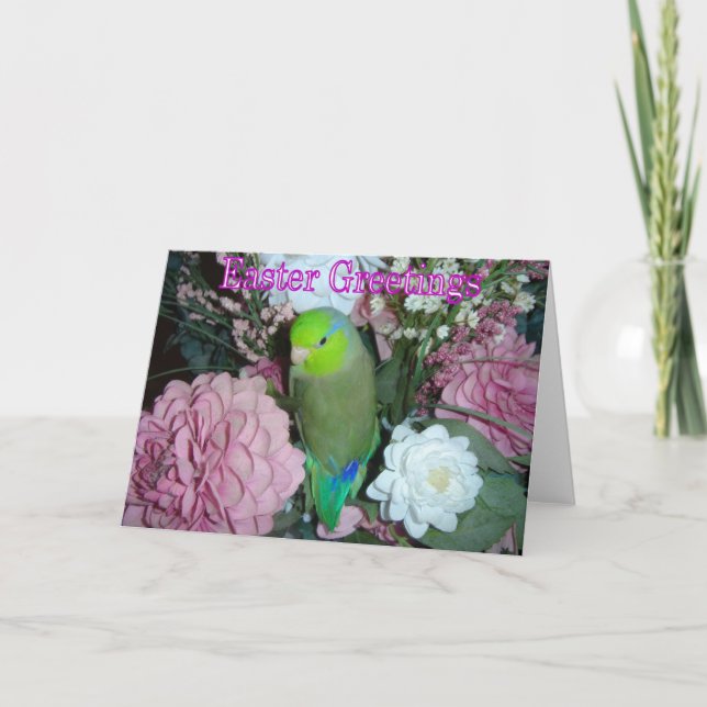 Cartes Pour Fêtes Annuelles Bouquet de Pâques (Devant)