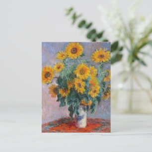 Cartes Pour Fêtes Annuelles Bouquet de tournesols - Monet