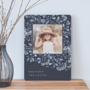 Cartes Pour Fêtes Annuelles Bouquet d'hiver   Hanoukka Photo