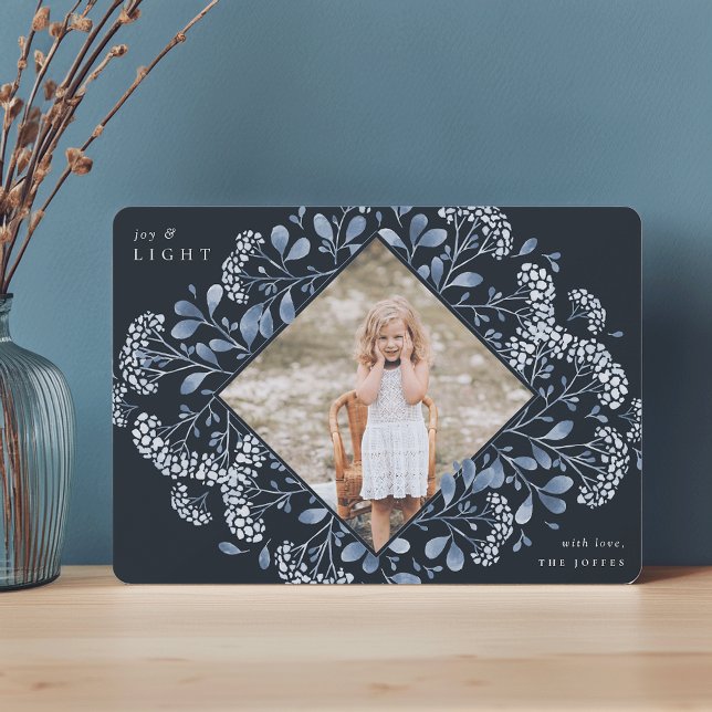 Cartes Pour Fêtes Annuelles Bouquet d'hiver | Hanoukka Photo (Créateur téléchargé)