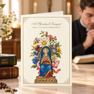 Cartes Pour Fêtes Annuelles Bouquet spirituel de prières pour séminariste cath