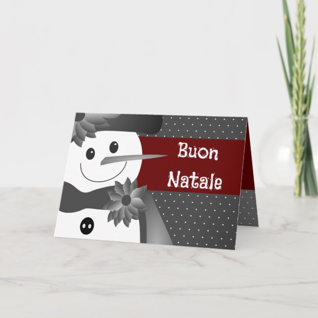 Cartes Pour Fêtes Annuelles Bourgogne Avec Point Polka Blanc (Devant)