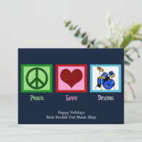 Boutique de musique personnalisée Peace Love Drums