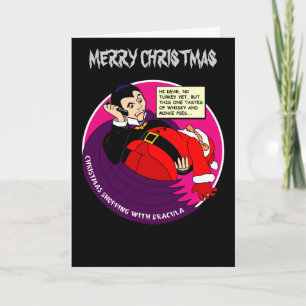 Cartes Pour Fêtes Annuelles Boutique de Noël Dracula