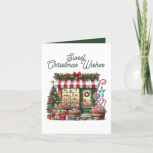 Cartes Pour Fêtes Annuelles Boutique sucré voeux de Noël ajouter un message