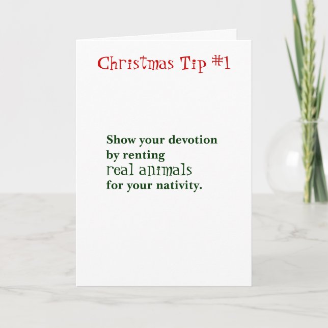 Cartes Pour Fêtes Annuelles Bouts de Noël (Devant)
