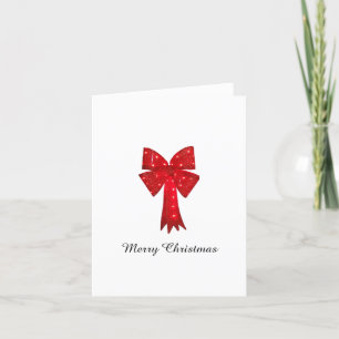 Cartes Pour Fêtes Annuelles Bow de Noël