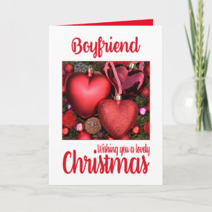 Cartes Pour Fêtes Annuelles Boyfriend Lovely Christmas card