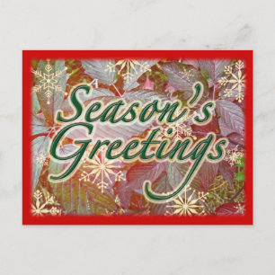 Cartes Pour Fêtes Annuelles Brambles d'automne Articles de la saison des fêtes