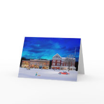 Brandon Vermont par une nuit d'hiver