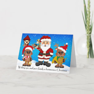 Cartes Pour Fêtes Annuelles Brass Band Christmas