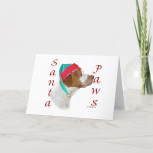 Cartes Pour Fêtes Annuelles Bretagne Espagne Père Noël Paws