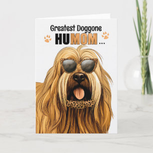 Cartes Pour Fêtes Annuelles Briard Dog Greatest HuMOM Fête des Mères