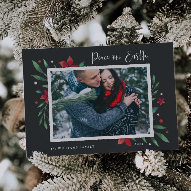 Cartes Pour Fêtes Annuelles Bright Boughs | Paix sur Terre (Créateur téléchargé)