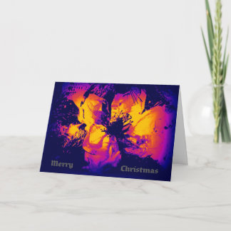 Cartes Pour Fêtes Annuelles Bright, Christmas card moderne with thermal colour