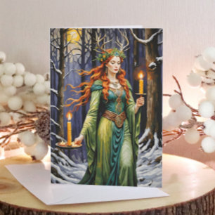 Cartes Pour Fêtes Annuelles Brigid Imbolc Chandlemas Forest Celtic Wiccan