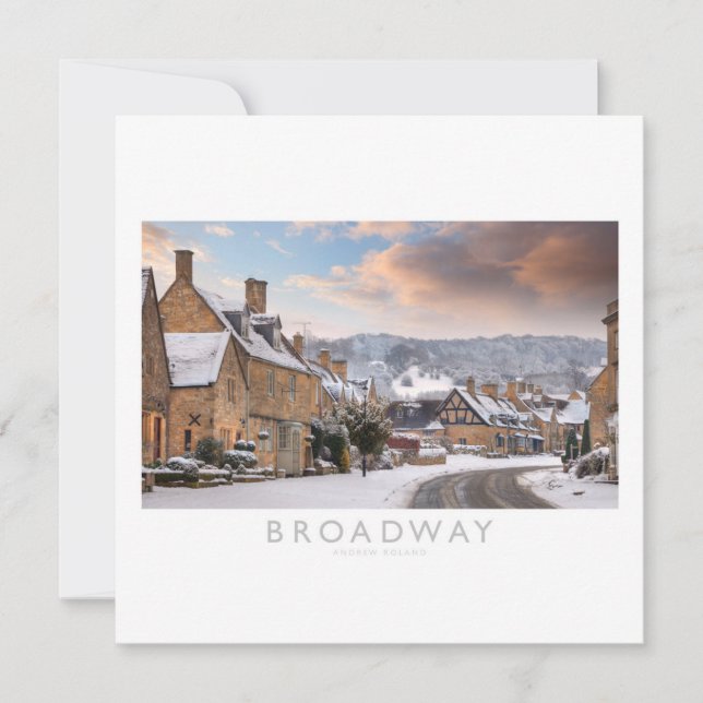 Cartes Pour Fêtes Annuelles Broadway (Devant)