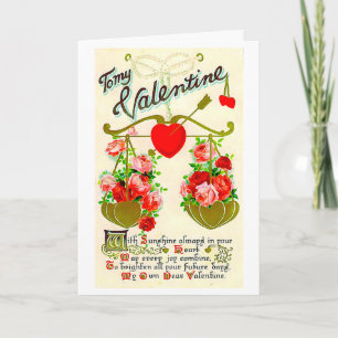 Cartes Pour Fêtes Annuelles Bronzez Dans Votre Coeur