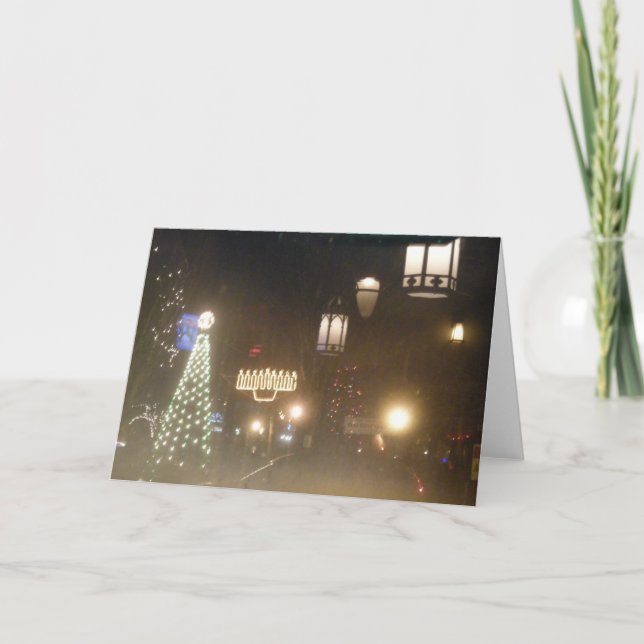 Cartes Pour Fêtes Annuelles Brooklyn Lights (Devant)