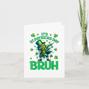 Cartes Pour Fêtes Annuelles Bruh St Patrick's Day