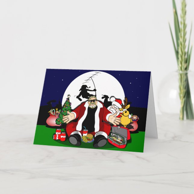 Cartes Pour Fêtes Annuelles Bubba Claus (Devant)
