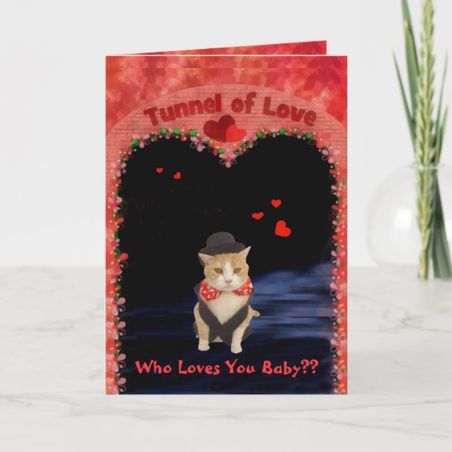 Cartes Pour Fêtes Annuelles Bubba dans le tunnel de l'amour (Devant)