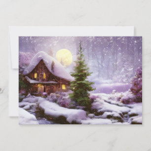 Cartes Pour Fêtes Annuelles Budget de chalet d'hiver 