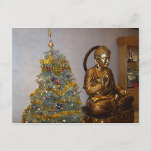 Cartes Pour Fêtes Annuelles Budha Xmas
