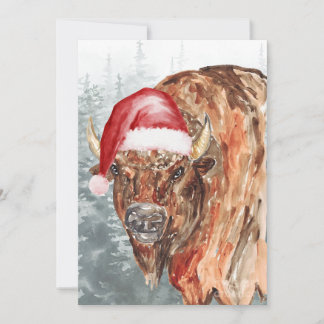 Cartes Pour Fêtes Annuelles Buffalo Père Noël