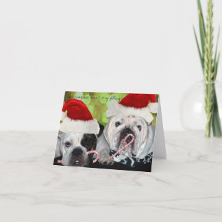 Cartes Pour Fêtes Annuelles Bulldogs