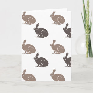Cartes Pour Fêtes Annuelles Bunnies au chocolat