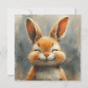 Cartes Pour Fêtes Annuelles Bunnies de charme : Sentiments d'amour 🐇 Digital