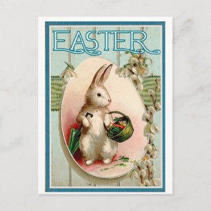 Cartes Pour Fêtes Annuelles Bunny vintage de Pâques